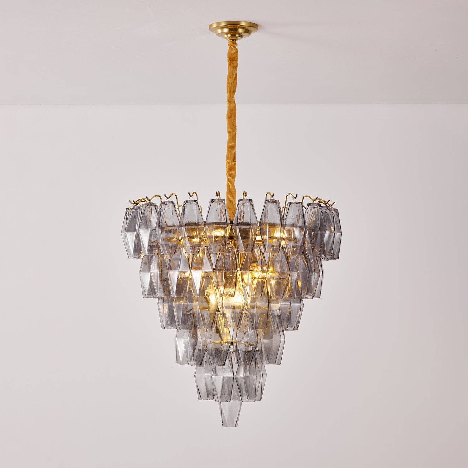 Smoke Gray Empire Chandelier