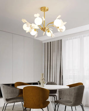 Thalassa Ginkgo Chandelier - Oasislives