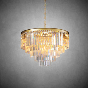 Odean Crystal Chandelier / Flushmount - Oasislives