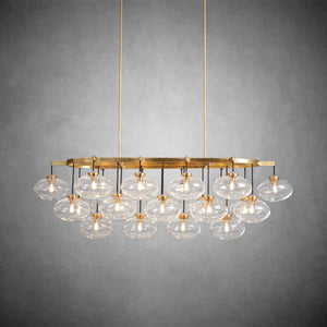 Cabrlet Oval Spherical Glass Luxury Chandelier - Oasislives
