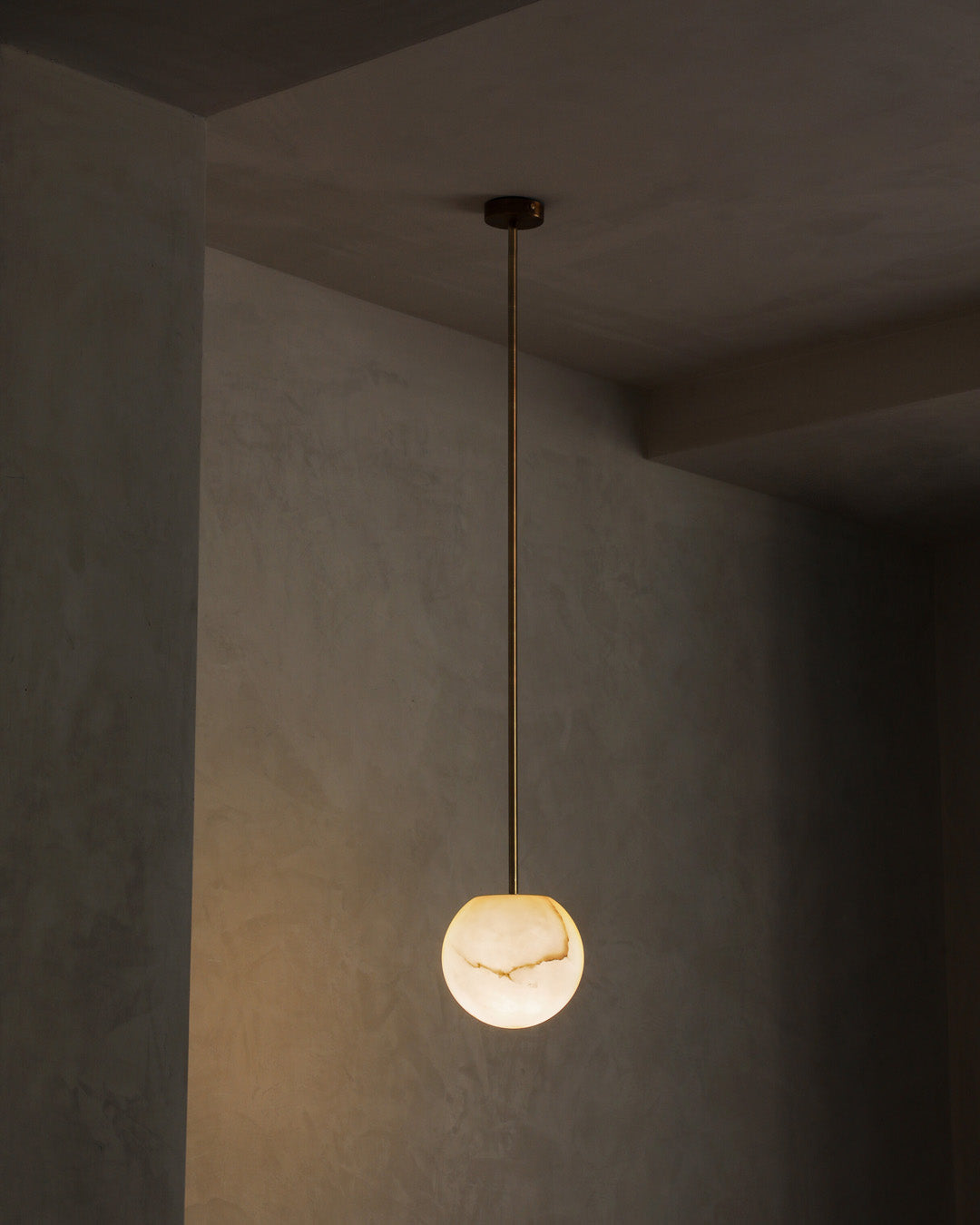 Planette Alabaster Pendant Light