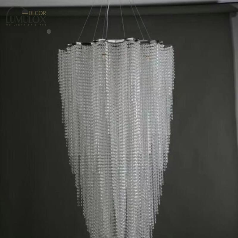 Burj Chandeliers in Clear Crystal