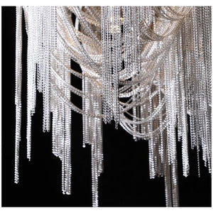 Pensy Luxury Aluminum Chain Tassel Chandelier - Oasislives