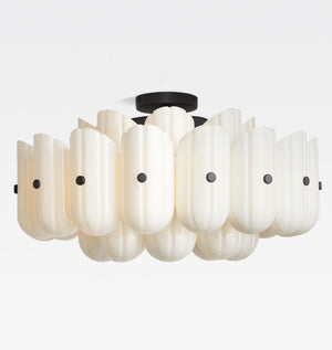 Lorna LED Double Tier Flush Mount 25" - Oasislives