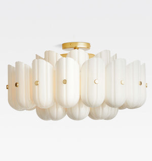 Lorna LED Double Tier Flush Mount 25" - Oasislives