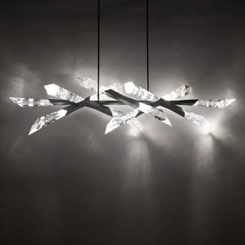 Solitude Rectangular Chandelier 60"