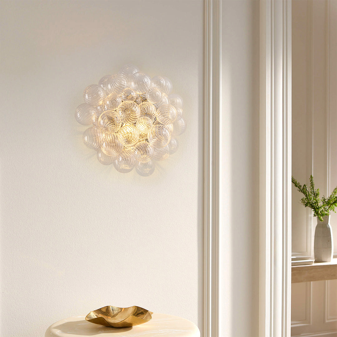 Spiral Bubble Sconce