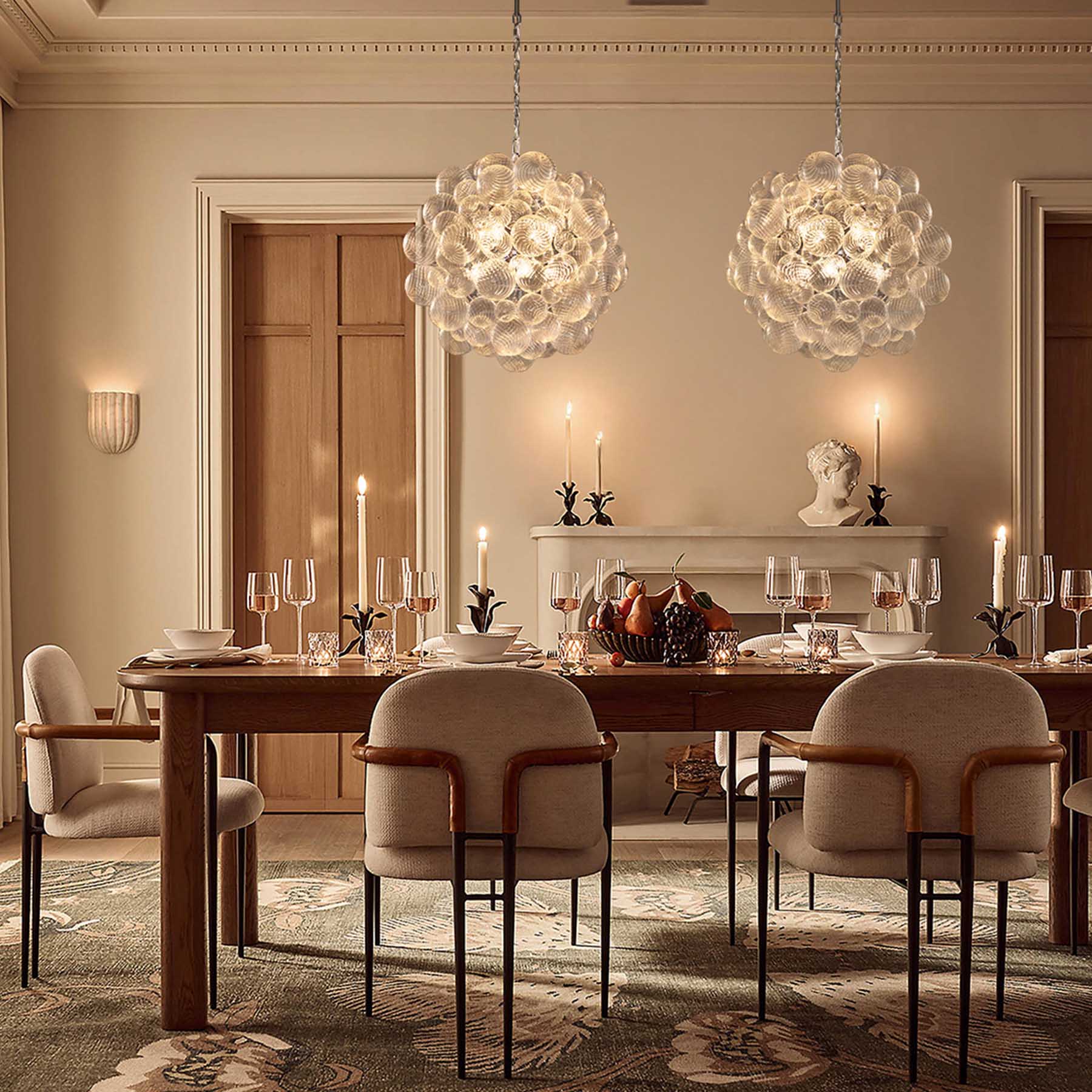 Spiral Bubble Pendant