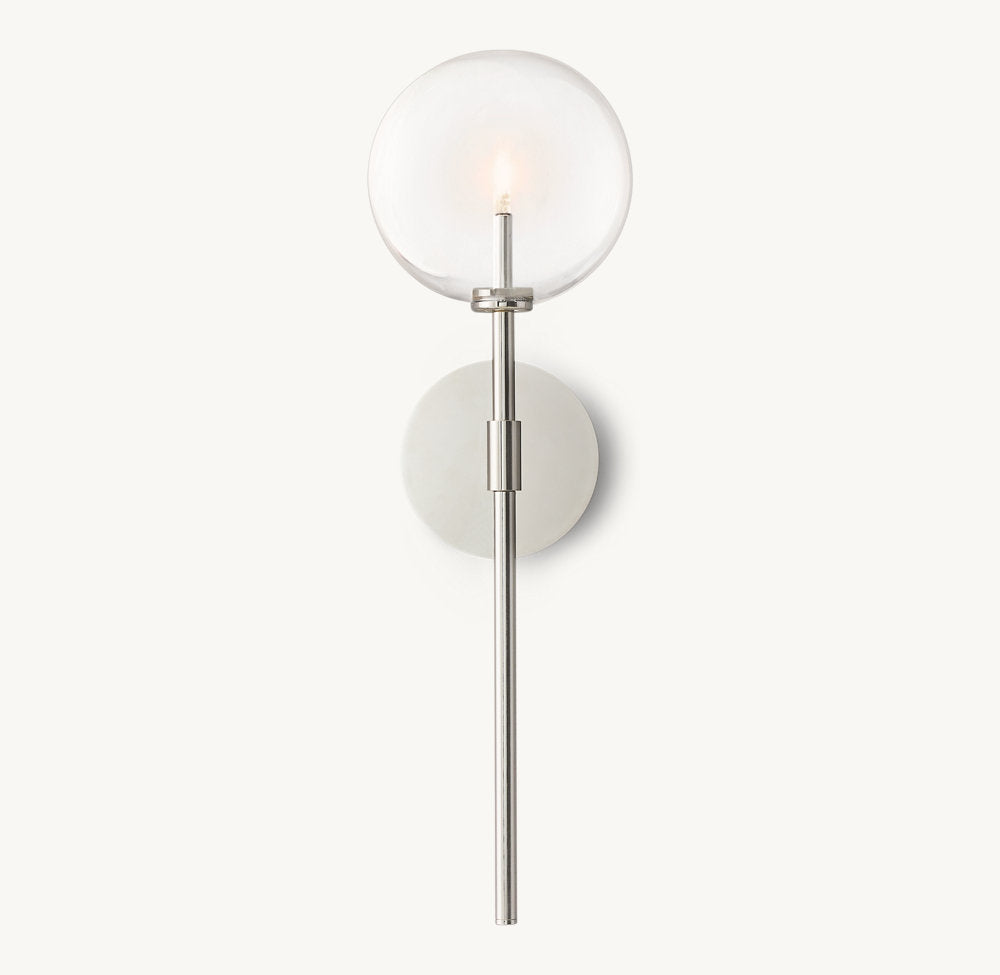 Glass Globe Sconce
