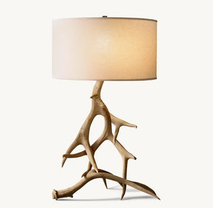 Natural Deer Antler Table Lamp - Oasislives