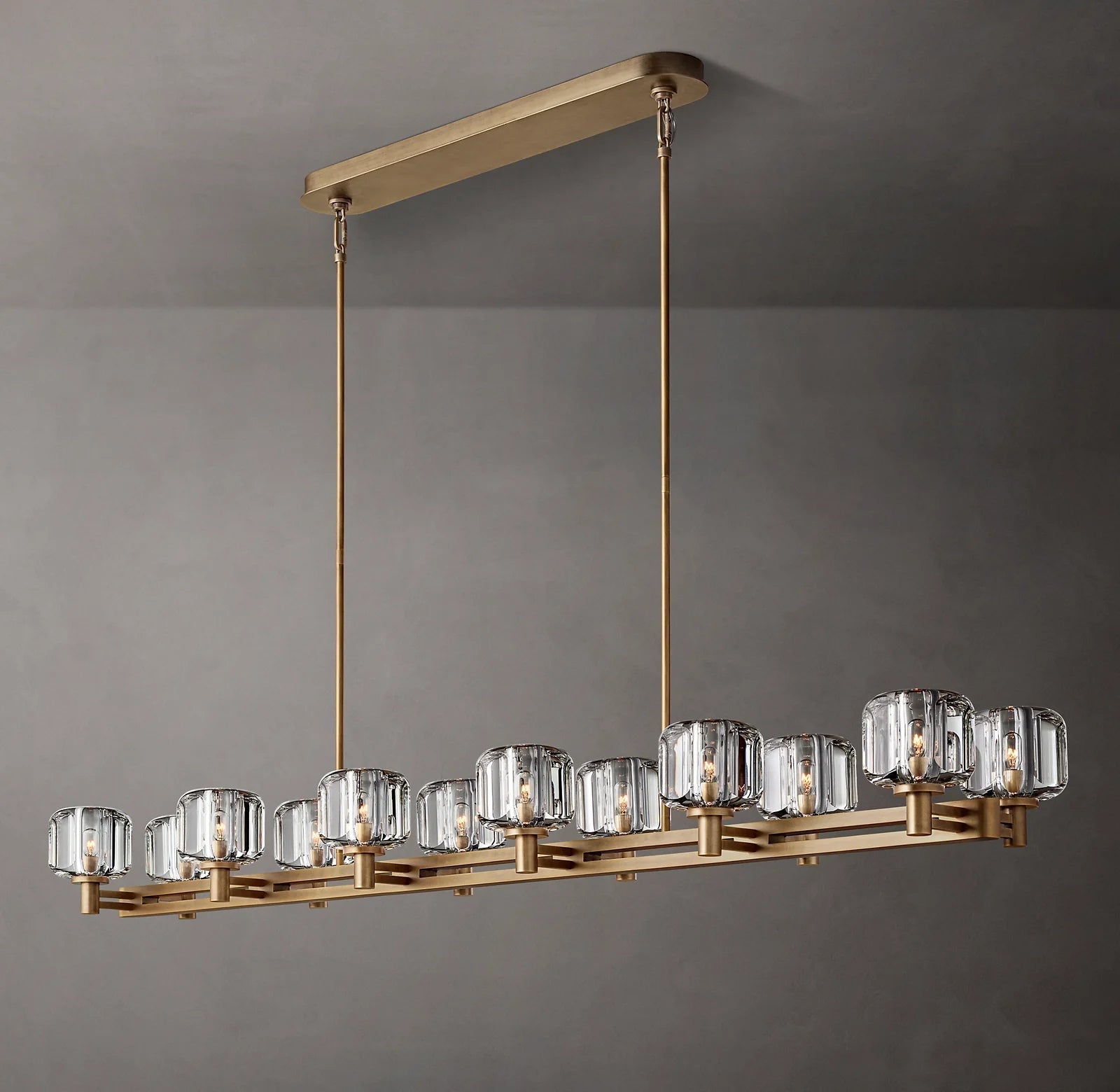 Demarety Double Linear Chandelier 72"