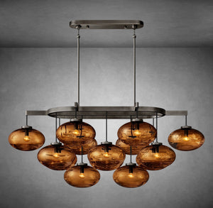 Cabrlet Oval Spherical Glass Luxury Chandelier - Oasislives
