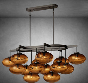 Cabrlet Oval Spherical Glass Luxury Chandelier - Oasislives