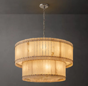San Marcus Alabaster Luxury Chandelier and Sconce - Oasislives