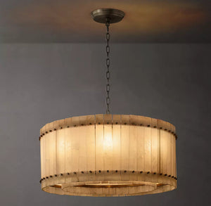 San Marcus Alabaster Luxury Chandelier and Sconce - Oasislives