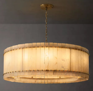 San Marcus Alabaster Luxury Chandelier and Sconce - Oasislives