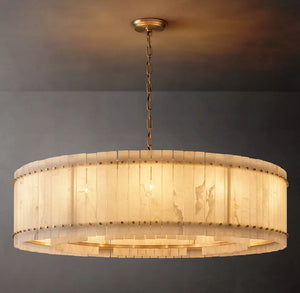 San Marcus Alabaster Luxury Chandelier and Sconce - Oasislives