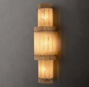 San Marcus Alabaster Luxury Chandelier and Sconce - Oasislives