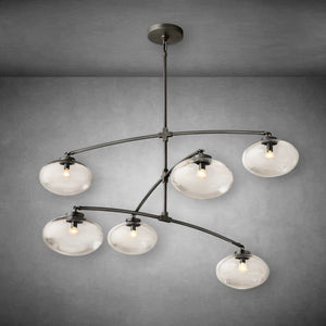 Cabrlet Oval Spherical Glass Luxury Chandelier - Oasislives