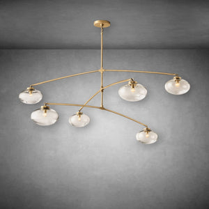 Cabrlet Oval Spherical Glass Luxury Chandelier - Oasislives