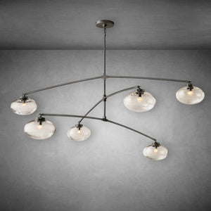 Cabrlet Oval Spherical Glass Luxury Chandelier - Oasislives