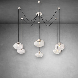 Cabrlet Oval Spherical Glass Luxury Chandelier - Oasislives