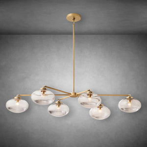 Cabrlet Oval Spherical Glass Luxury Chandelier - Oasislives