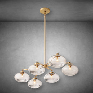 Cabrlet Oval Spherical Glass Luxury Chandelier - Oasislives