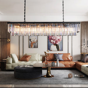 Odean Crystal Chandelier / Flushmount - Oasislives