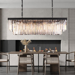 Odean Crystal Chandelier / Flushmount - Oasislives