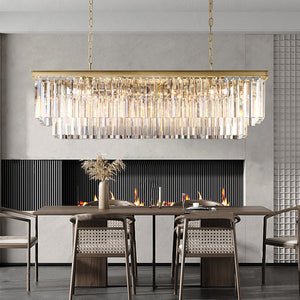 Odean Crystal Chandelier / Flushmount - Oasislives