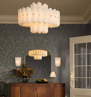Lorna LED Double Tier Chandelier 25" 35" 46" - Oasislives