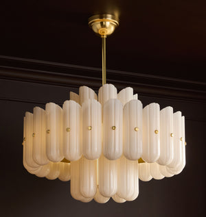 Lorna LED Double Tier Chandelier 25" 35" 46" - Oasislives