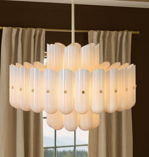 Lorna LED Double Tier Chandelier 25" 35" 46" - Oasislives