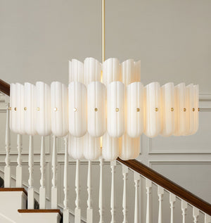 Lorna LED Double Tier Chandelier 25" 35" 46" - Oasislives