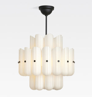 Lorna LED Double Tier Chandelier 25" 35" 46" - Oasislives