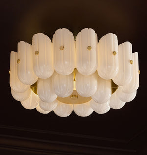 Lorna LED Double Tier Flush Mount 25" - Oasislives