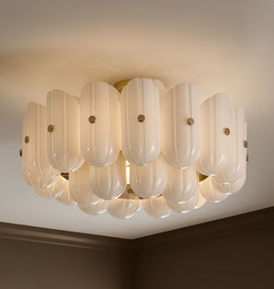 Lorna LED Double Tier Flush Mount 25" - Oasislives