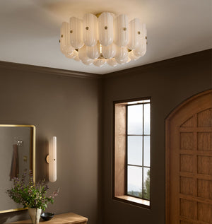 Lorna LED Double Tier Flush Mount 25" - Oasislives