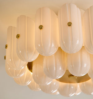 Lorna LED Double Tier Flush Mount 25" - Oasislives