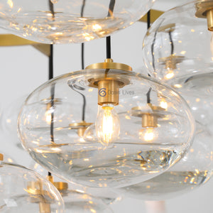 Cabrlet Oval Spherical Glass Luxury Chandelier - Oasislives