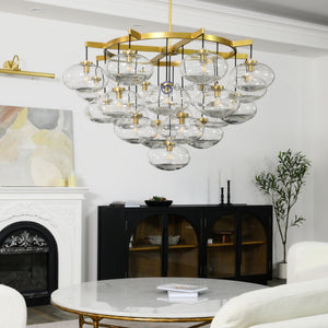 Cabrlet Oval Spherical Glass Luxury Chandelier - Oasislives