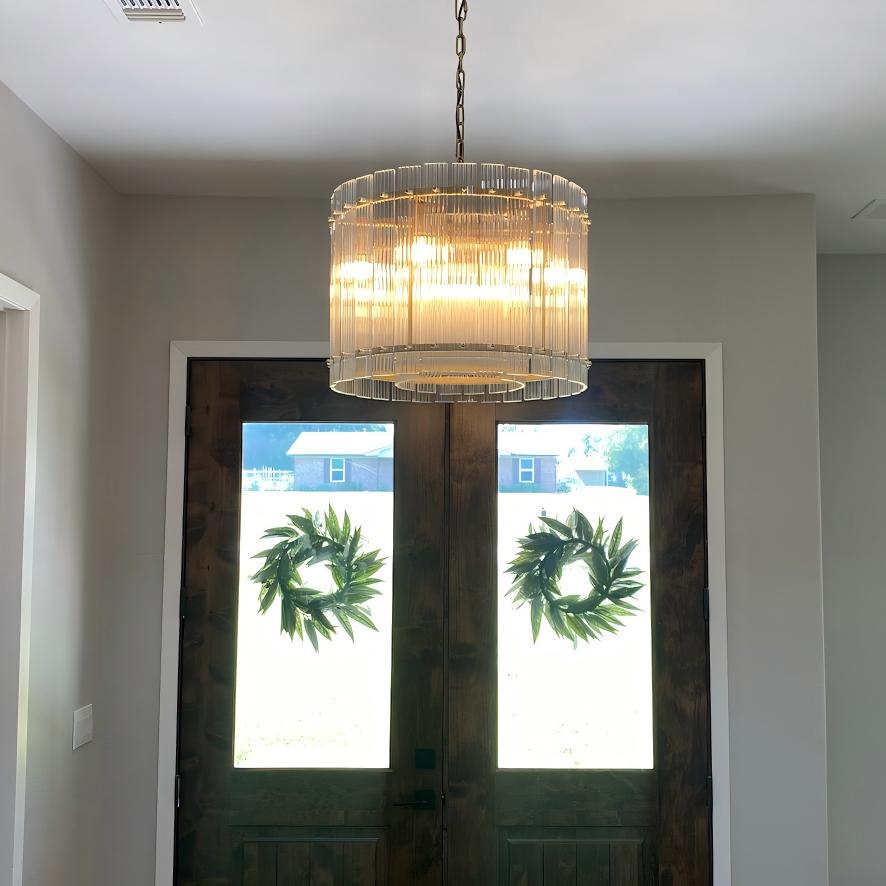 San Marcus Glass Luxury Chandelier and Sconce - Oasislives
