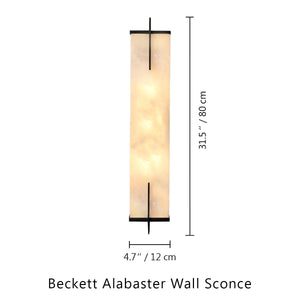 Beckett Alabaster Wall Sconce