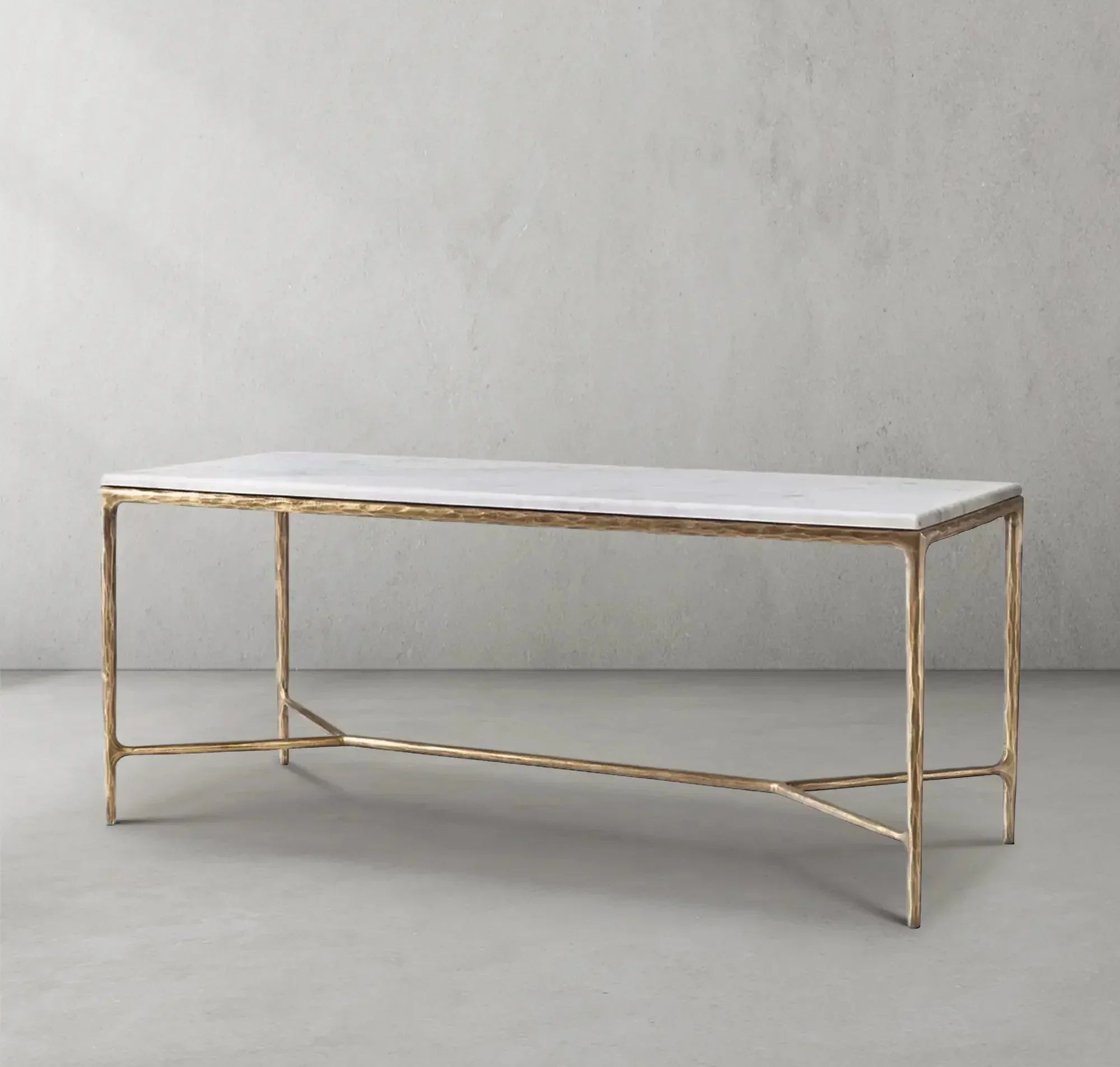 Thaddeus Rectangle Marble Desk