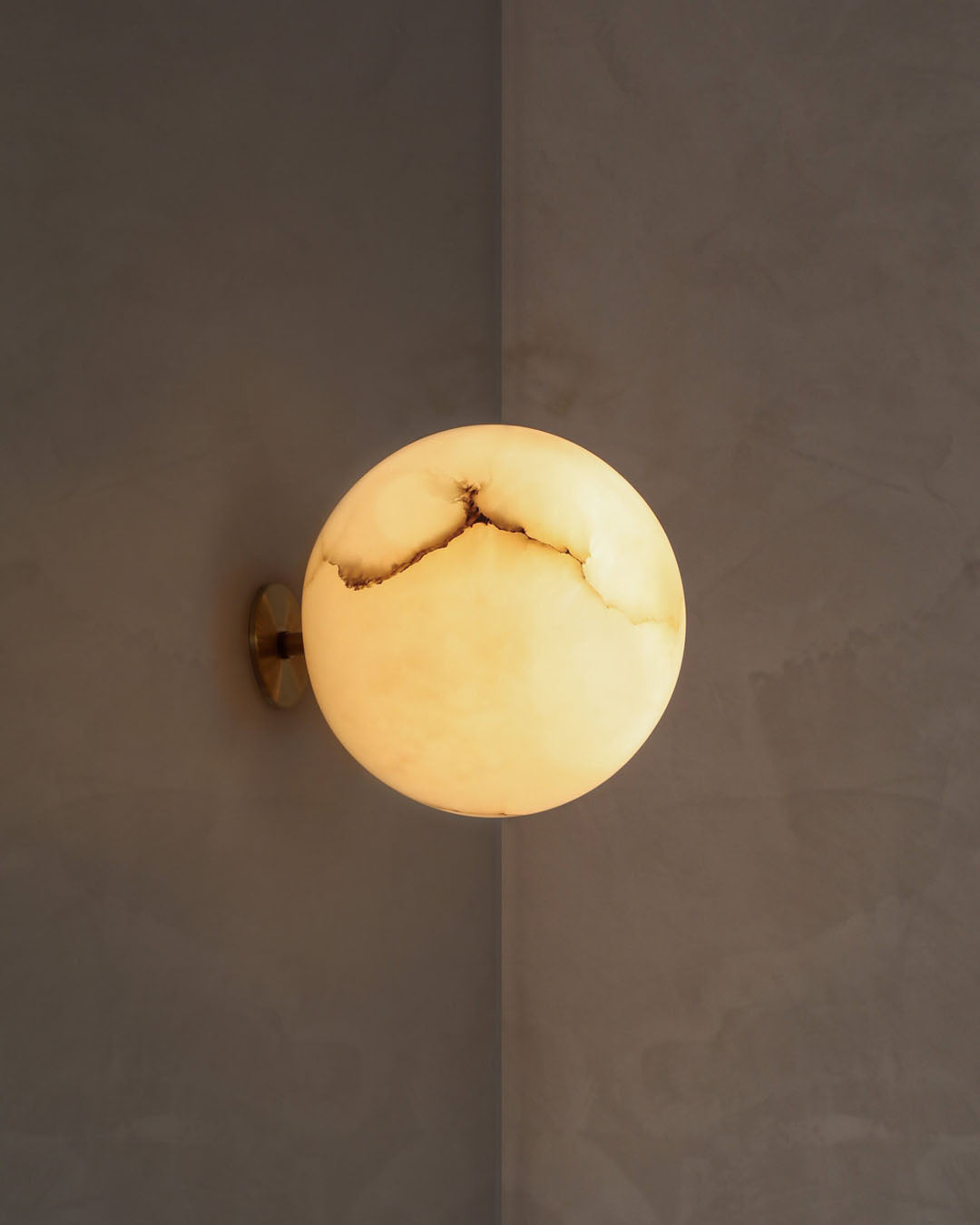 Planette Alabaster Wall Light