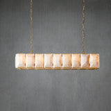 Harlow Calcite Rectangular Chandelier 62"
