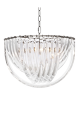 Lucite Loop Chandelier L