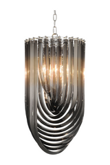 Lucite Loop Chandelier S