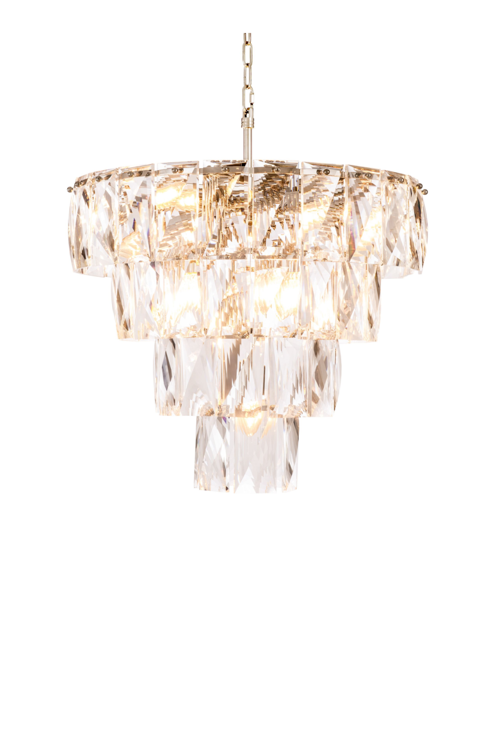 Glass Layered Chandelier S
